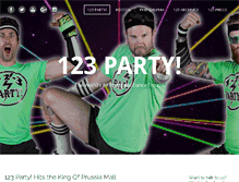 Tablet Screenshot of 123party.net